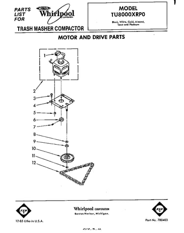 Motor and drive