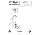 Whirlpool JJTF8500XLP1 motor and drive diagram