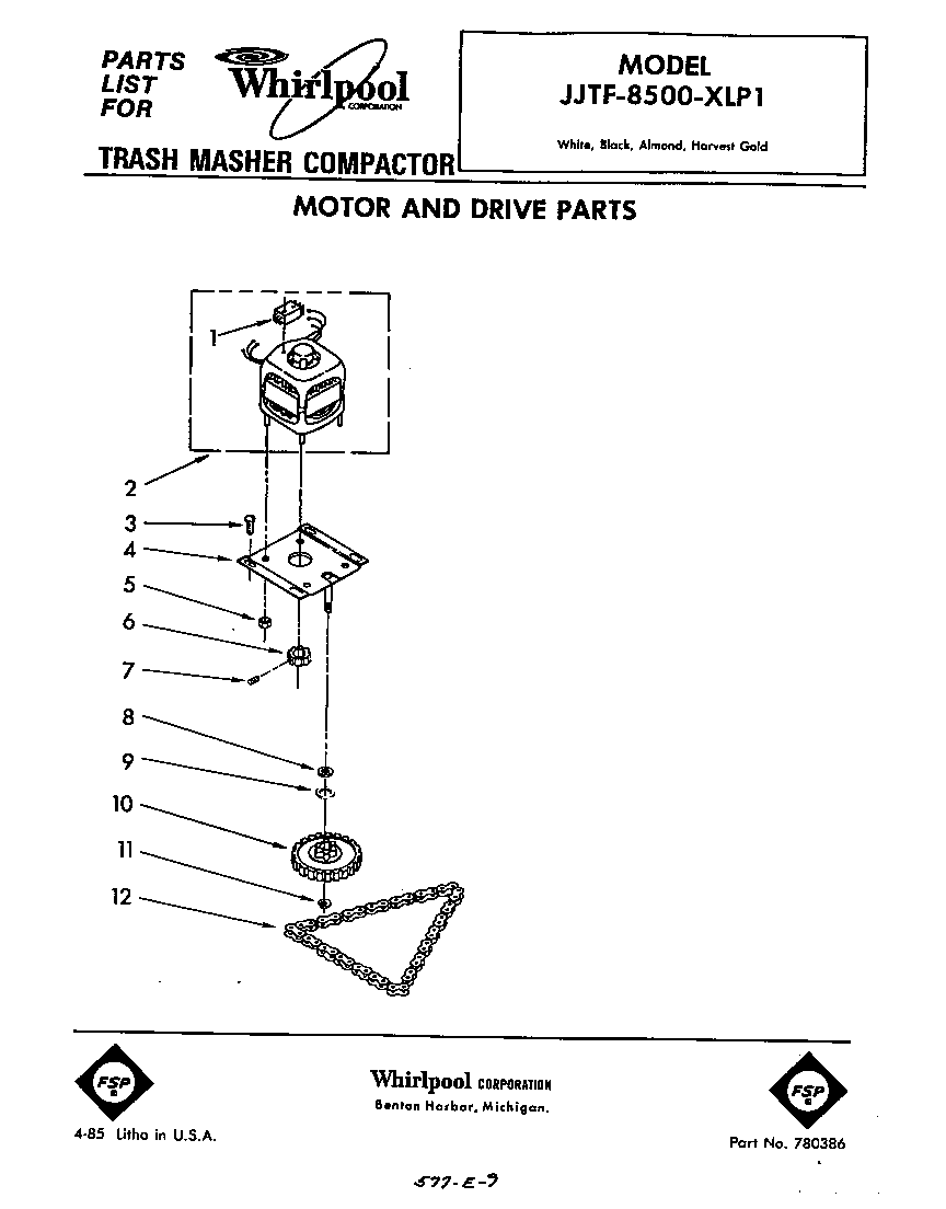 Motor and drive