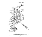 Whirlpool JJTF8500XLP1 frame diagram