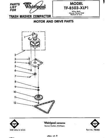 Motor and drive