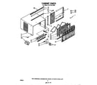 Whirlpool AC1012XM1 cabinet parts diagram
