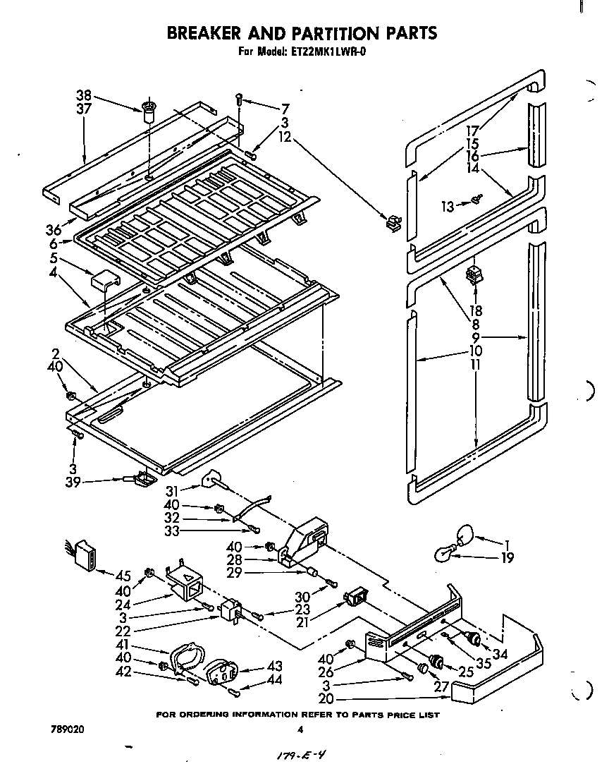 Breaker and partition