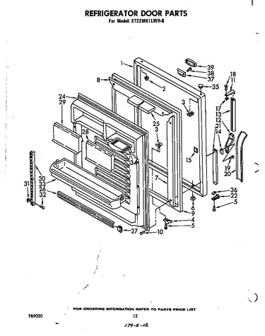 Refrigerator door