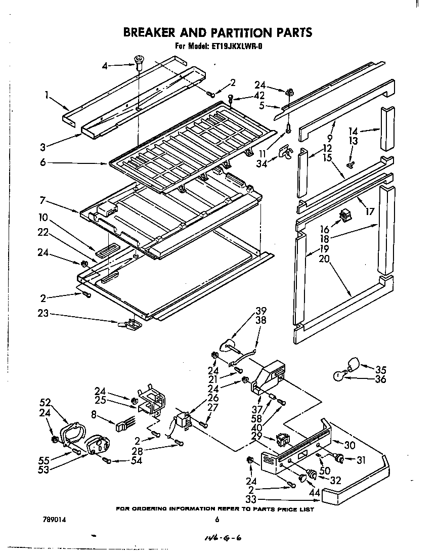 BREAKER AND PARTITION