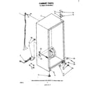 Whirlpool EV150CXKW2 cabinet diagram