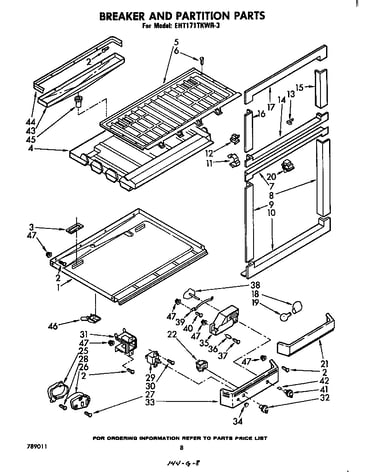 Breaker and partition