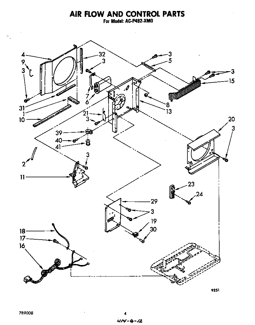 Air flow and control parts