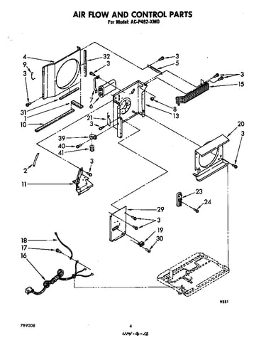 Air flow and control parts