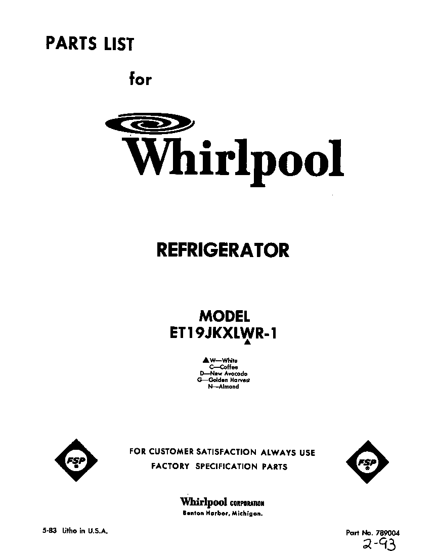 Front cover