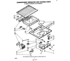 Whirlpool ET14JKXLWR2 compartment separator and control diagram
