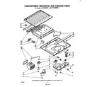 Whirlpool ET14JKXLWR1 compartment separator and control diagram