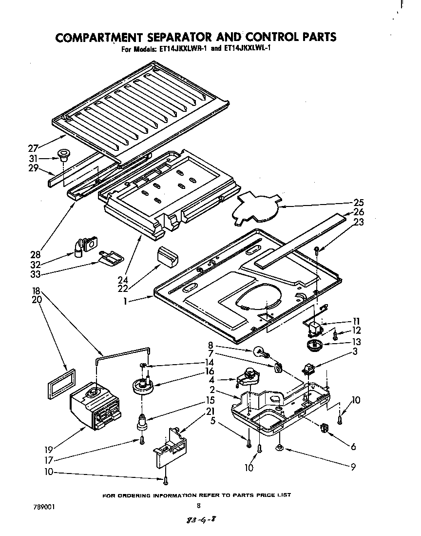 Compartment separator and control