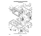 Whirlpool MH6600XM2 magnetron and air flow diagram