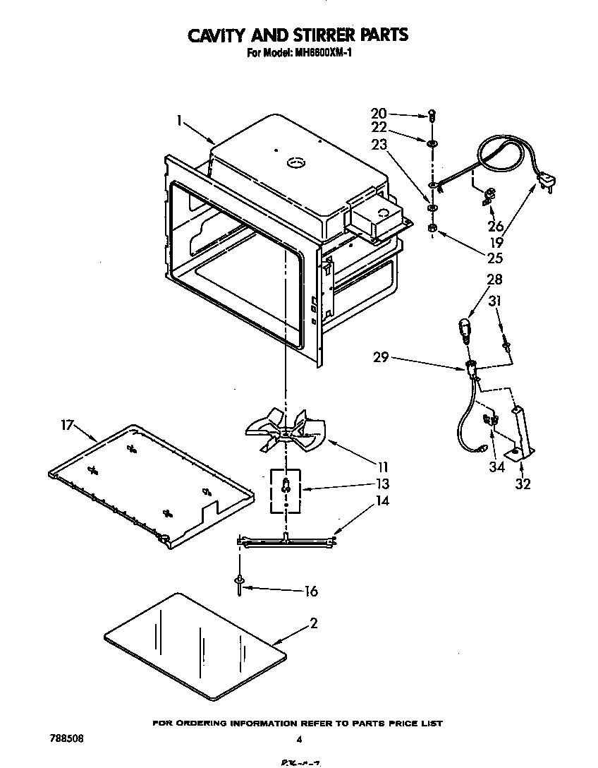 Cavity and stirrer