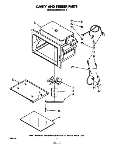 Cavity and stirrer