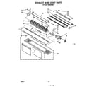 Whirlpool MH6600XM0 exhaust and light diagram