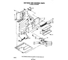 Whirlpool AC1202XM0 air flow and control parts diagram