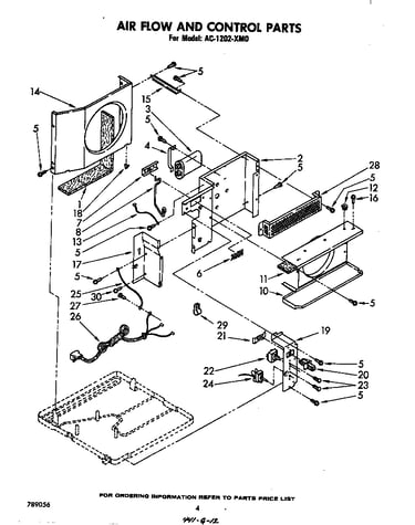 Air flow and control parts