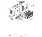 Whirlpool AC1202XM0 cabinet parts diagram