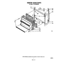 Whirlpool ET18XKMWR0 freezer door diagram