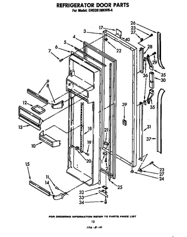 Refrigerator door