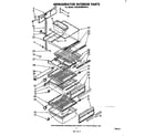 Whirlpool EHD262MKWR0 refrigerator interior diagram