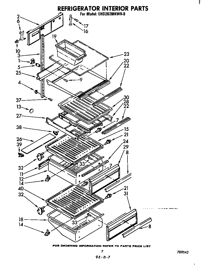 Refrigerator interior