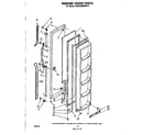 Whirlpool EHD262MKWR0 freezer door diagram