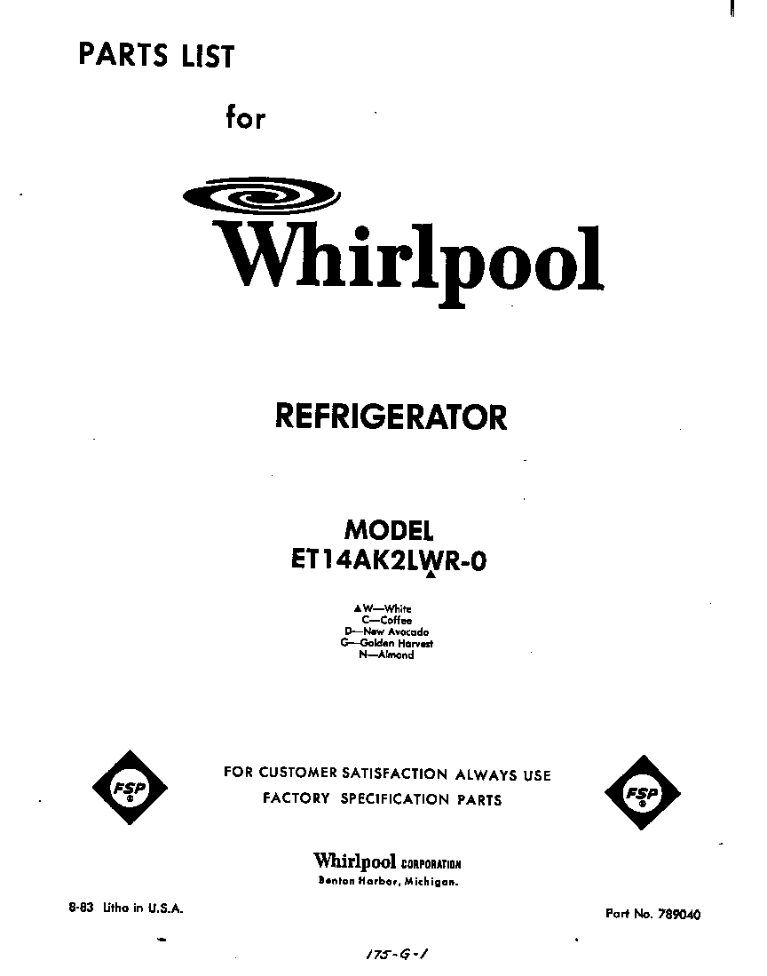 Front cover