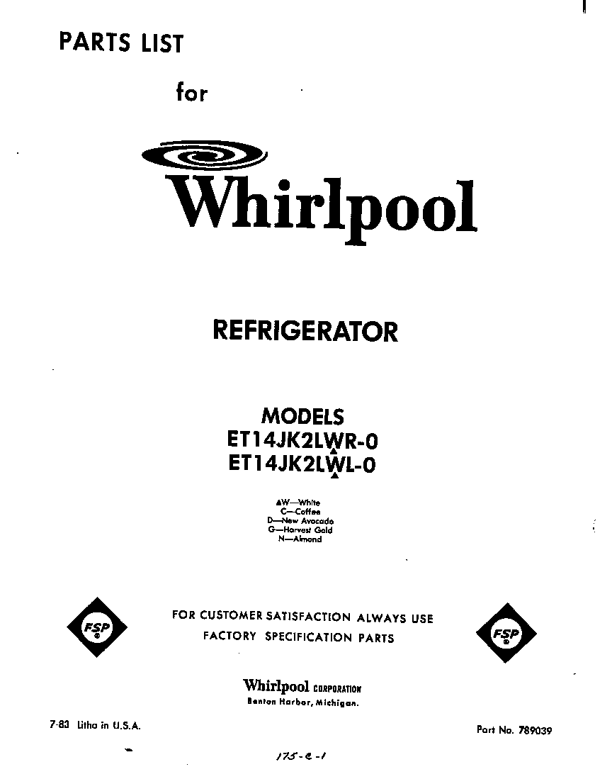 Front cover