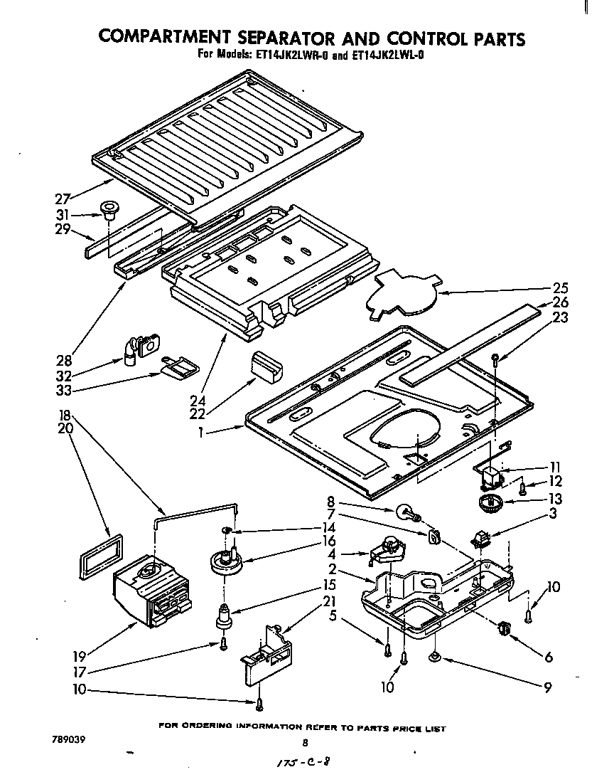 Compartment separator and control