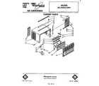 Whirlpool ACP502XM1 cabinet parts diagram
