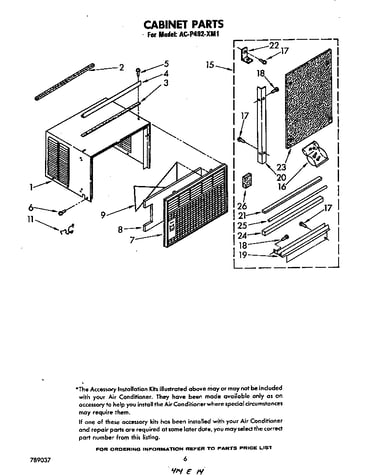 Cabinet parts