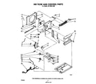 Whirlpool ACP062XM0 air flow and control parts diagram