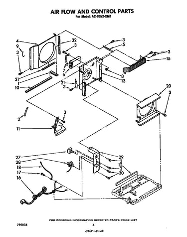 Air flow and control parts