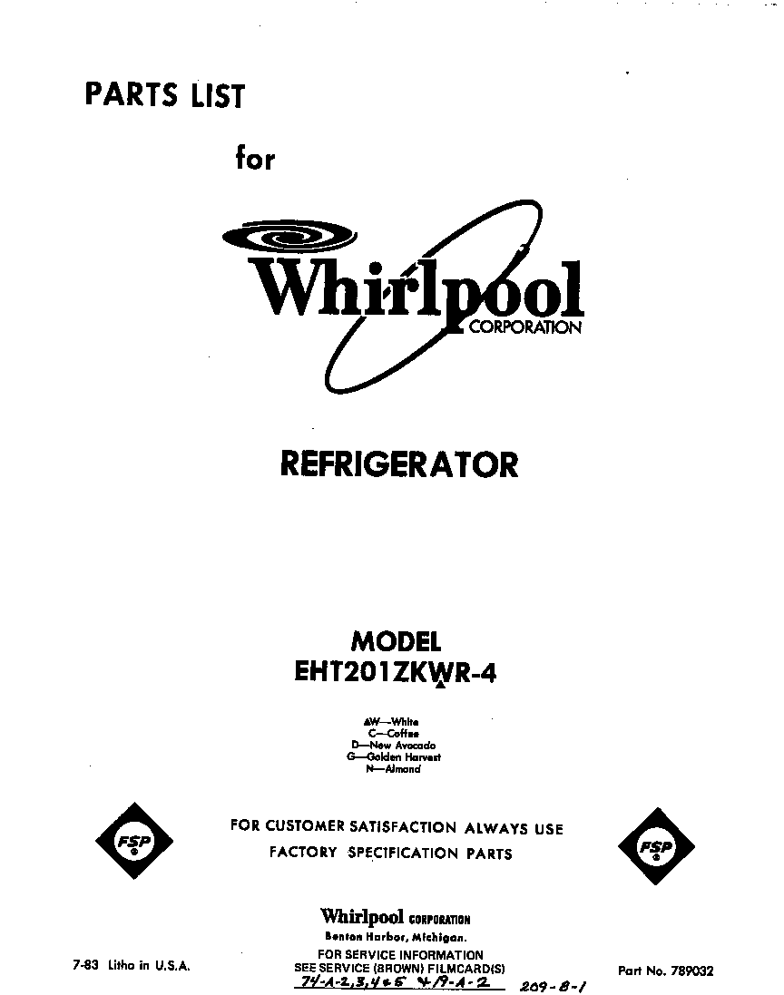 Front cover