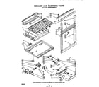 Whirlpool EHT201ZKWR4 breaker and partition diagram