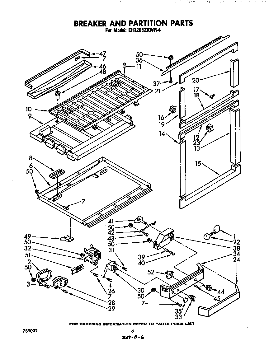 Breaker and partition
