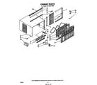 Whirlpool AC1002XM0 cabinet parts diagram