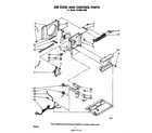 Whirlpool AC0052XM0 air flow and control parts diagram