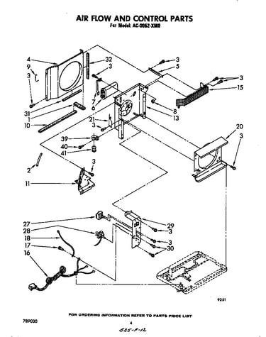 Air flow and control parts