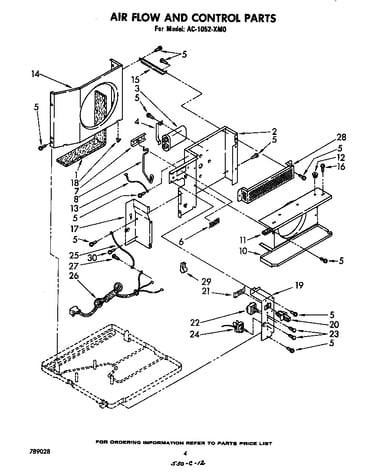 Air flow and control parts