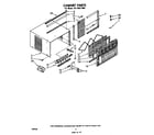 Whirlpool AC1052XM0 cabinet parts diagram