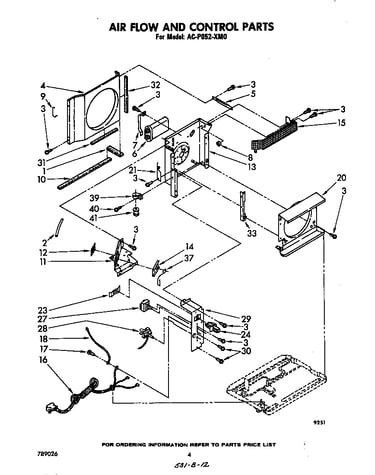 Air flow and control parts