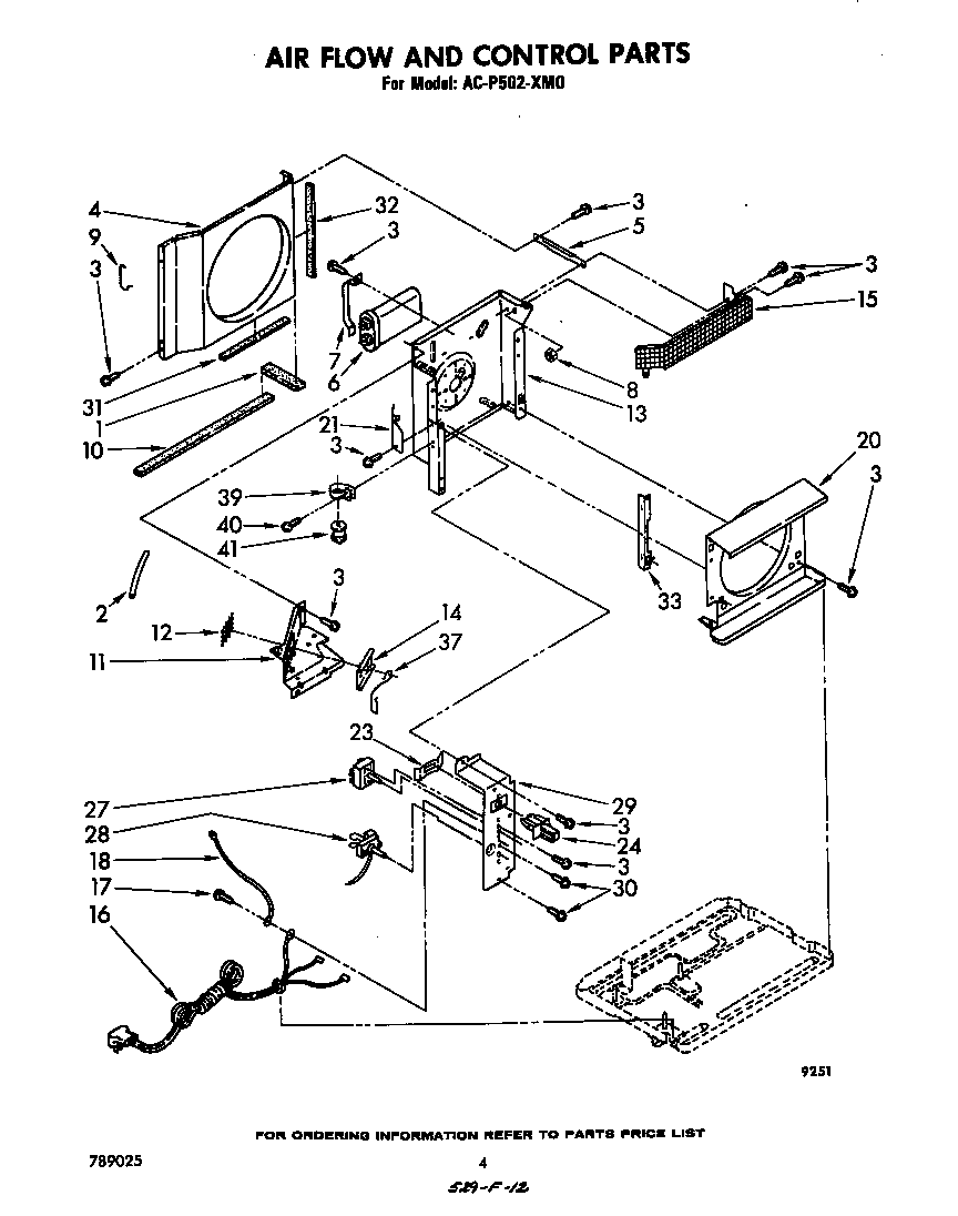 Air flow and control parts