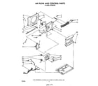 Whirlpool AC0062XR0 airflow and control diagram