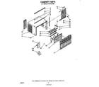 Whirlpool AC0752XM1 cabinet parts diagram