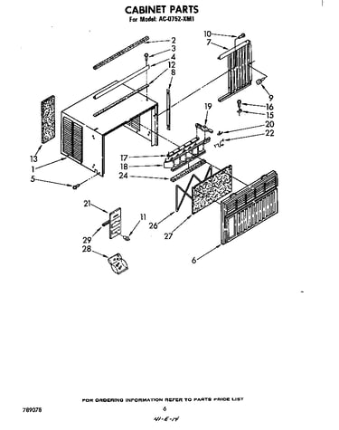 Cabinet parts