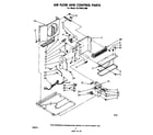 Whirlpool ACP802XM0 air flow and control parts diagram